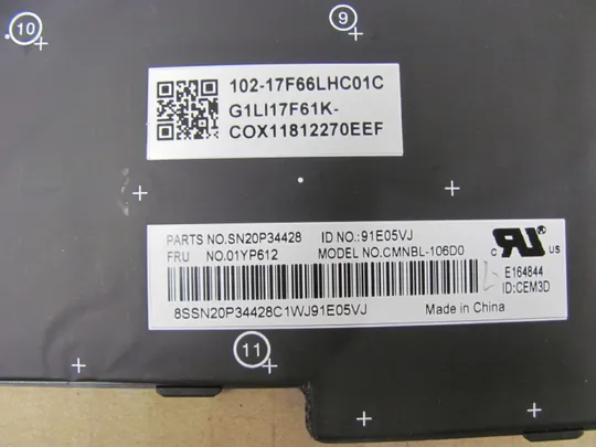 686-4 клавіатура робоча з підсвіткою 01YP612 01YP772 SN20P34428 для Lenovo Thinkpad P52 P53 L580 E580 E585 T590 L590 E590 E595 P52 P53 P53S P72 P73 оригінал Де купити