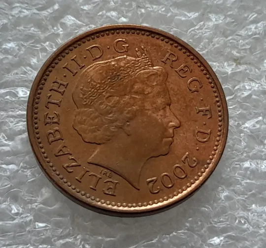 (816) 1 пенні 2002 Великобританія (1 пенни 2002 Великобритания) Ціна