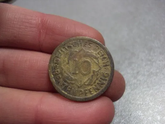 Купити монета германия 10 рейхспфеннигов 1924 A №7861