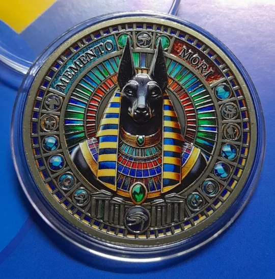 Сувенірна монета:  "Бог Анубіс". Ціна