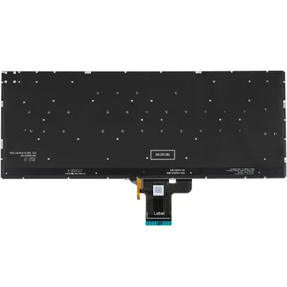 фото, Клавіатура для ноутбука ASUS (X3400, X7400 series), rus, silver, без кадру, підсвічування клавіш