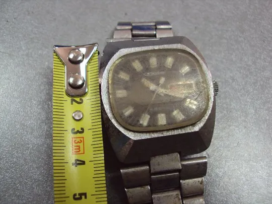 Мужские наручные часы Слава кварц Танк ссср с браслетом №10938 Недорого