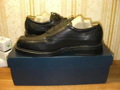 фото, Чоловічі Італійські Оксфорди Bill Blass Evans 64390 Waterproof Розмір 9,5D / 42,0 - 42,5 Устілкa 28 Теляча Шкіра з США