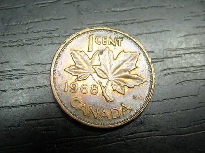 фото, 1 цент 1968 Канада