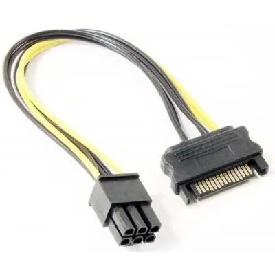 Купити Кабель питания PCI express 6-pin power 0.2m Cablexpert (CC-PSU-SATA)