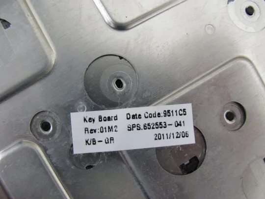 номер0012-25 клавіатура робоча 6037B0058404 638514-041 для Hp EliteBook 8760W 8770W оригінал Характеристики