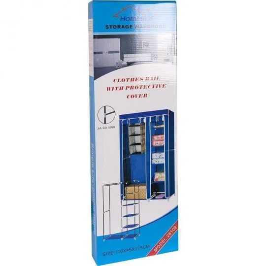 Шкаф для одежды тканевый на 5 полок Homelike 110х45х175 см Інтернет-аукціон