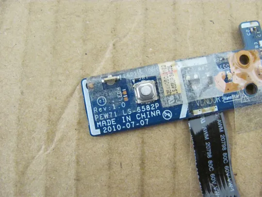 35-39 Плата кнопки вкл LS-6582P для Acer Aspire 5733, 5733Z, 5742, 5742Z PEW71 оригінал З аукціону