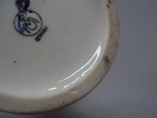 Подсвечник фигура фарфор Германия Metzler with ortloff 1940 мальчик путти ребенок 14,5 см №15457 Інструкція