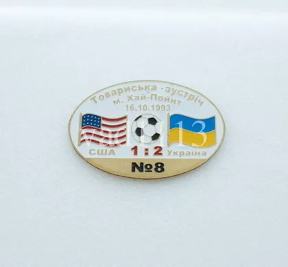фото, футбол Серия "Все матчи сборной Украины" матч №8  США - УКРАИНА тм 1993