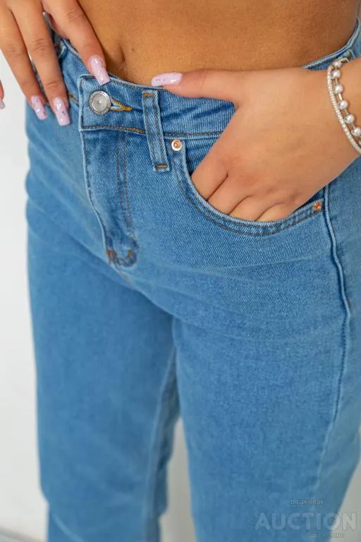 Джинсы женские, цвет голубой, 244R410-2022 Де купити