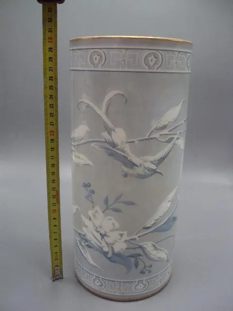 Купити Ваза императорский фарфор узор птички и цветы высота 30 см, диаметр 13,6 см №13702