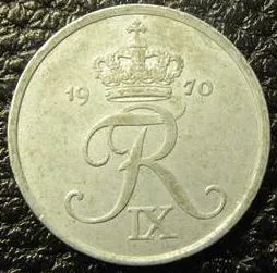 2 оре 1970 Данія Ціна