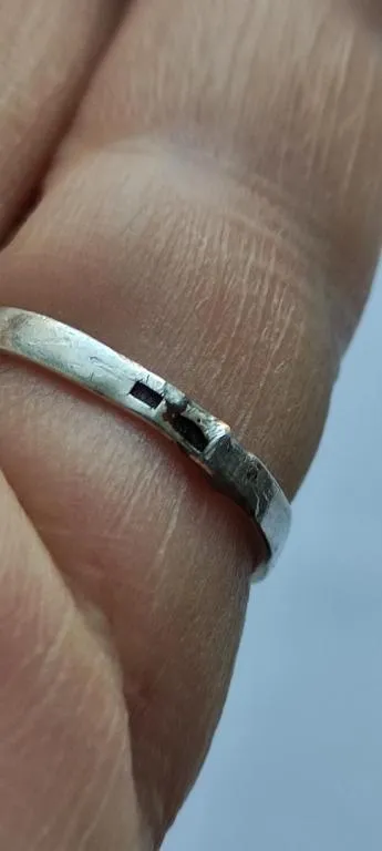 Винтажное серебряное кольцо с крупной жемчужиной, частичное позолоченое 1960-е годы, разм. 18  df952 Продаж