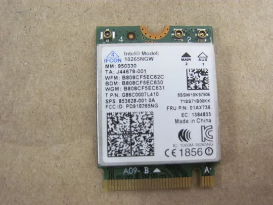 652-12 WI-FI модуль 18265NGW 01AX736 для Lenovo ThinkPad  T460S T470S T460P T470T T460T оригінал Ціна