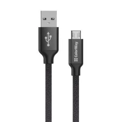 Дата кабель USB 2.0 AM to Micro 5P 2.0m black ColorWay (CW-CBUM009-BK) Ціна