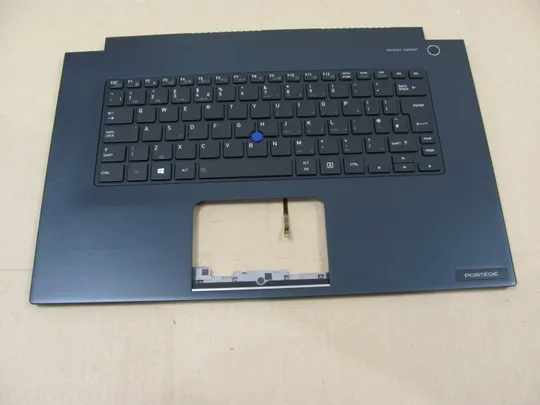 587-4 панель палмрест клавіатура з підсвідкою робоча GM904334912A 102-016N3LHA04 для  Toshiba Dynabook Portégé Tecra X40-G  оригінал Ціна