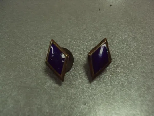 знак эмблема РККМ РККА ромбы синие пара №10151 Ціна