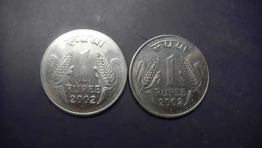 1 рупія Індія 2002 (два різновиди) Ціна