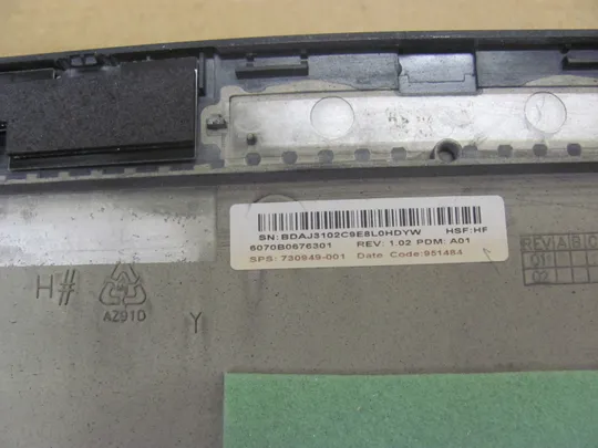 номер0925-1  кришка матриці кришка дисплея тильна кришка Корпус матриці верхня кришка matrix cover Top Case LCD Cover Rear Lid Back Cover Housing Cabinet  6070B0676302 6070B0676301 730949-001  779682-001 для HP EliteBook 745 840 G1 G2 оригінал Інструкція