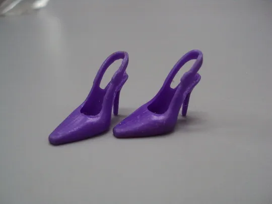 Кукольная обувь фиолетовые туфли для Барби лялькове взуття фіолетові туфельки для Барбі №18647 Продаж