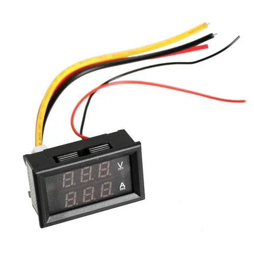 Цифровой вольтметр амперметр до 100В, 10А, с дисплеем Ціна