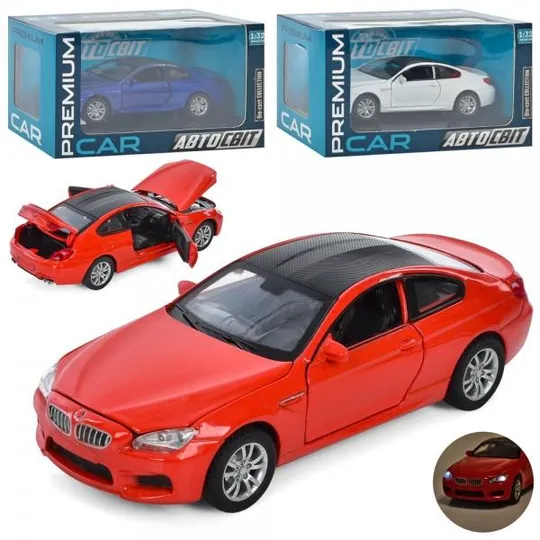 Машинка инертная BMW M6 AP-1801 15 см Ціна