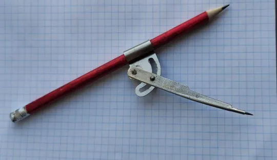 циркуль с карандашом СССР, старая цена  jm343 Ціна