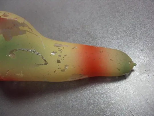 Елочная игрушка подвесная попугай птичка стекло большой 20 см ссср №9887 Продаж