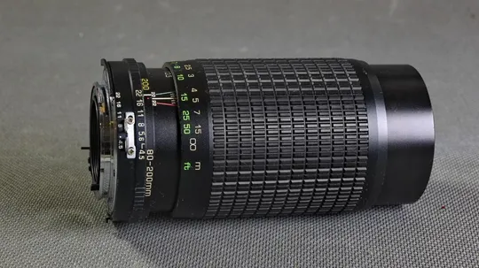 Телеобъектив Sun Macro Zoom 80-200mm f/4.5 MC Ф55mm крепление байонет Nikon Ai-s Вживане Продаж