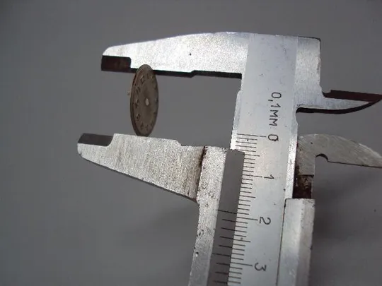 Циферблат металл Весна 17 камней для женских наручных часов диаметр 19 мм №14599 Де купити