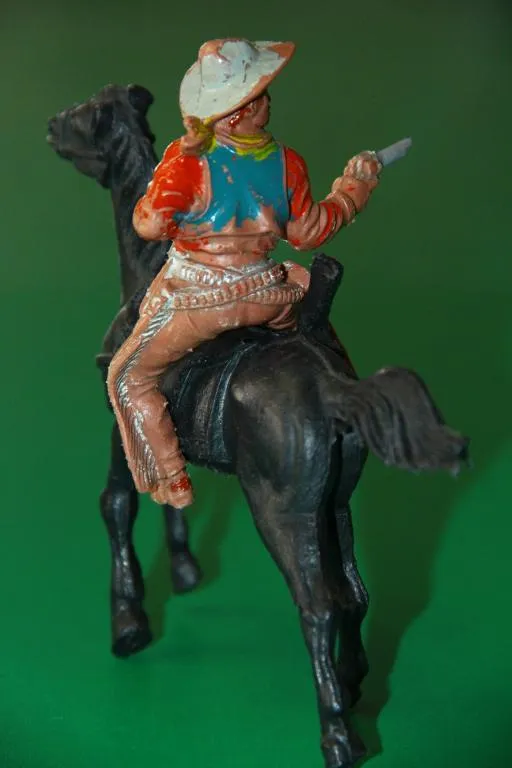 ковбой с пистолетом на коне LAFREDO 100-120мм ОРИГИНАЛ раритет З аукціону