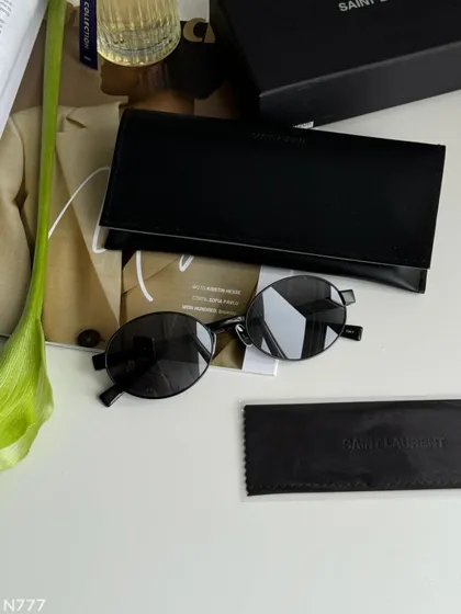 фото, Сонцезахисні окуляри Saint Laurent SL 692 003 Black/Black M (EW0202)