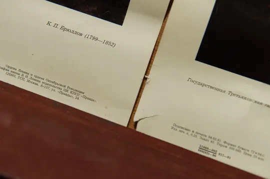 плакат всадница брюлов 1991 лот 2 шт №10200 Характеристики