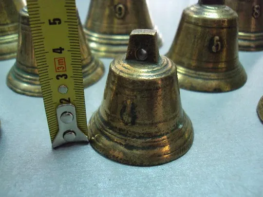 Купити Колокола бронза колокольчики с 0-1 и 3-11 колокол лот 11 шт №11650