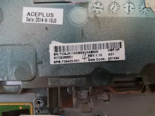 №350-14 панель палмрест та тачпад 6070B0686601 738405-001 для HP Probook 640 645 G1 оригінал Недорого