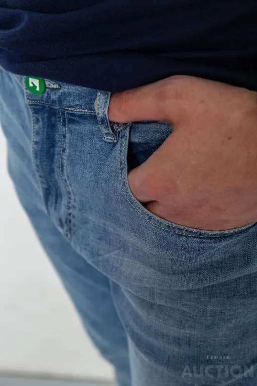 Джинси мужские, цвет синий, 244R091220 Де купити