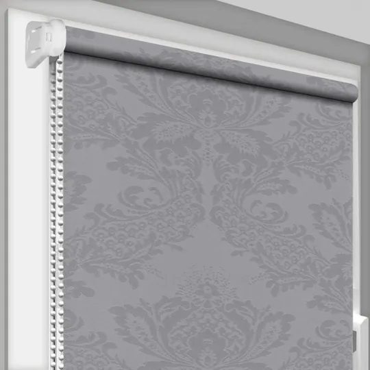 Рулонная штора Rolets Цветы 1-7649-1400 140x170 см открытого типа Светло-серая Ціна