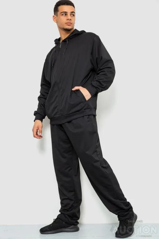 Спорт костюм женский, цвет черный, 244R9112 З аукціону