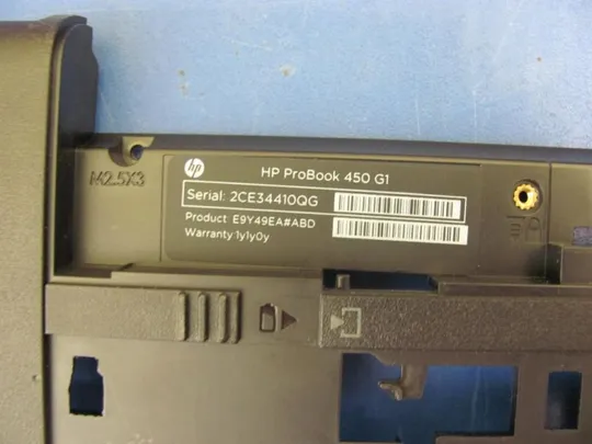 №78-1 Кришка (дно, корито, піддон) корпуса 721933-001 для HP PROBOOK 450 G1 оригінал Інтернет-аукціон