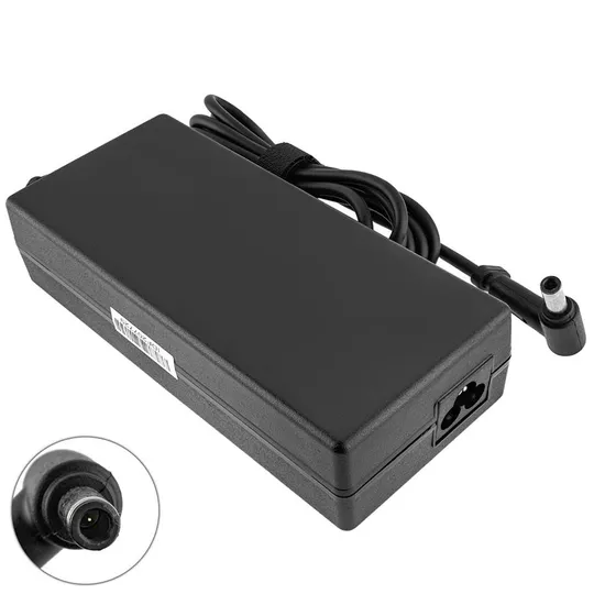 Купити БЖ для ноутбука ASUS 20V, 7.5A, 150W, 6.0*3.7мм-PIN, black, RECTANGULAR