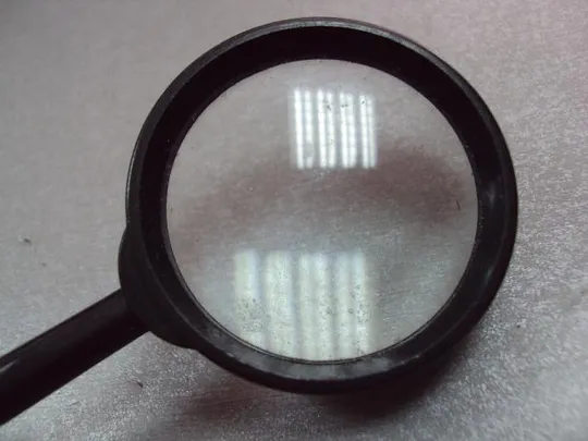 Линза ручная лупа увеличительное стекло длина 11,5 см, диаметр 5,3 см №11732 Продаж