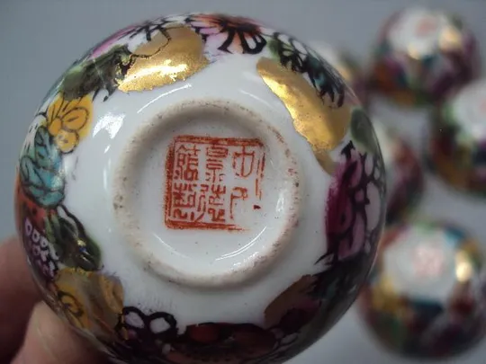 Рюмки для саке фарфор Япония рюмка высота 2,4 см, диаметр 4,8 см лот 10 шт №13667 Характеристики