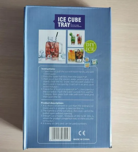 Портативна форма для льоду diy ice на 18 кубиків льоду Характеристики