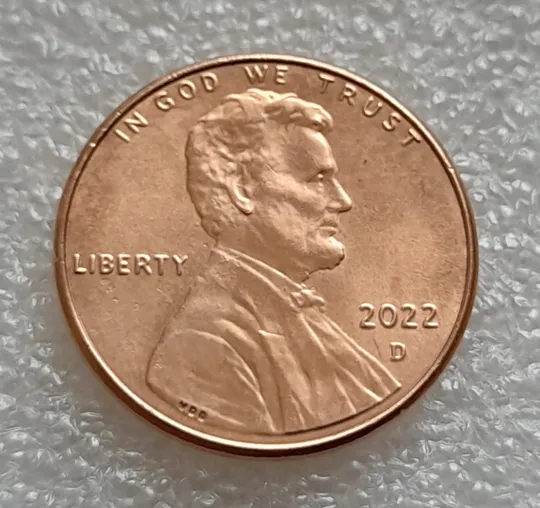 (8142 ря) 1 цент 2022 D США Ціна