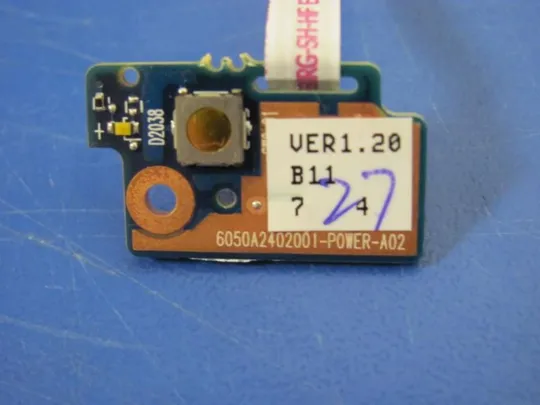 номер0116-36  плата кнопки включення E89382 для HP ELITEBOOK 2570P 2560P оригінал Недорого