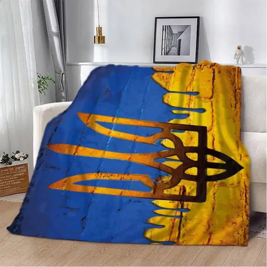 Плед патриотический 3D Украинская гордость 20222420_A 12174 160х200 см Ціна