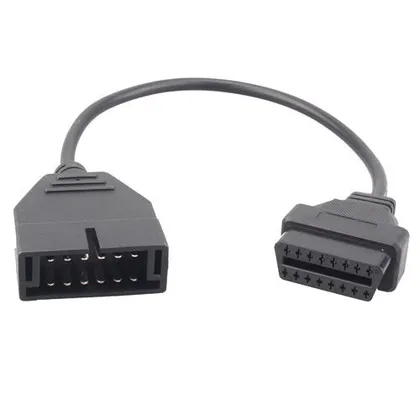 фото, Переходник с OBD2 16pin мама на GM 12pin папа GM12 Daewoo Lanos Sens