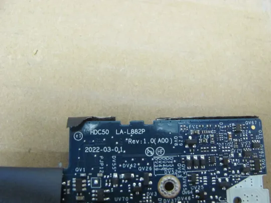 номер0978-4 материнська плата Mainboard Материнка Основна плата Системна плата Плата системи Laptop motherboard мамка  ноутбучна плата  HDC50 LA-L882P  i7-12850HX SRLGH для Dell Precision 7670 оригінал На торгах