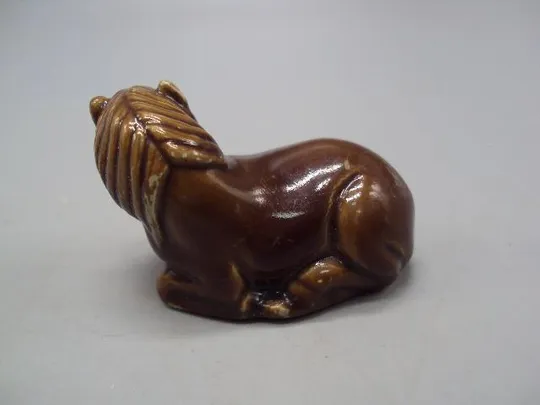 Фигура пластик статуэтка миниатюра лошадь конь лошадка сувенир размер 3,1 х 4,3 см №14178 Продаж